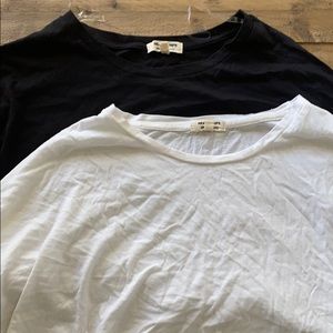 Set of 2 Cropped Long Sleeve Fashion Nova Tops